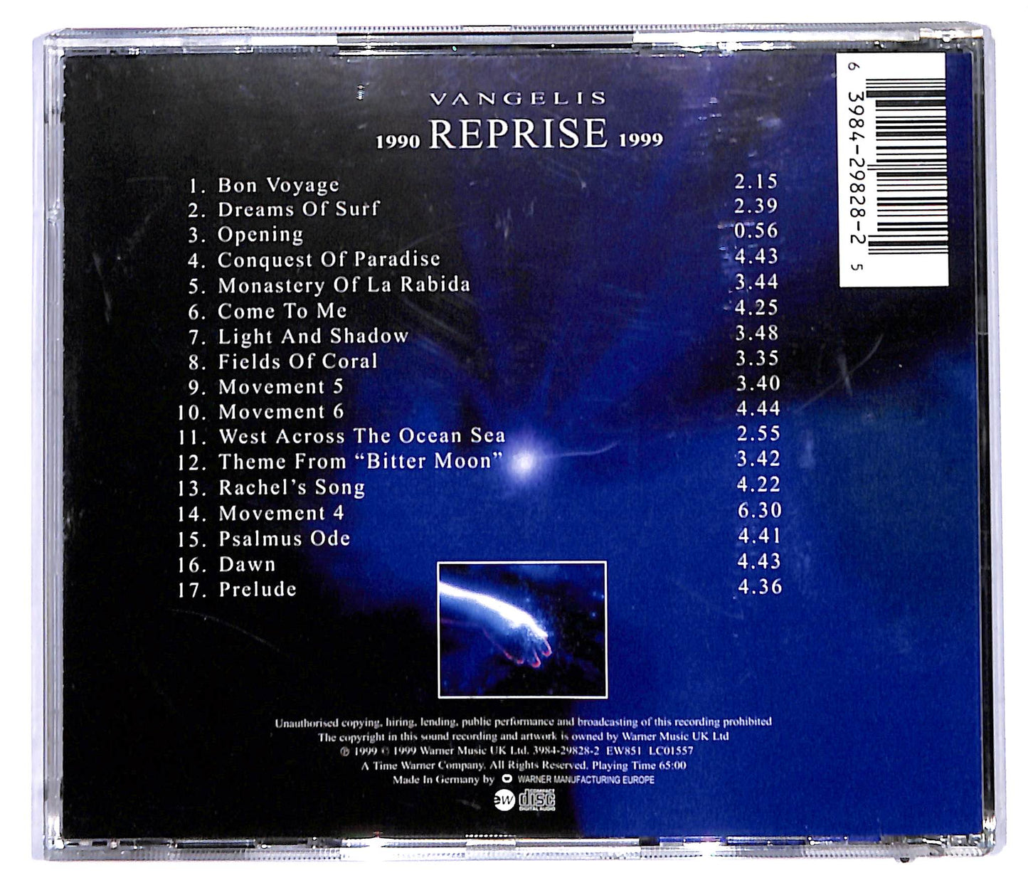 EBOND Vangelis - Reprise 1990-1999 CD CD095422