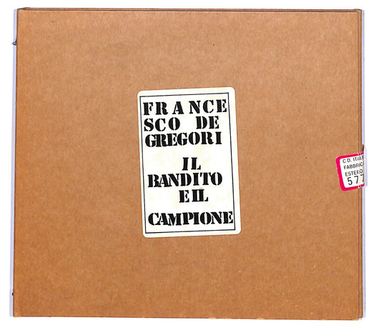 EBOND Francesco De Gregori - Il Bandito E Il Campione (digipak) CD CD095464