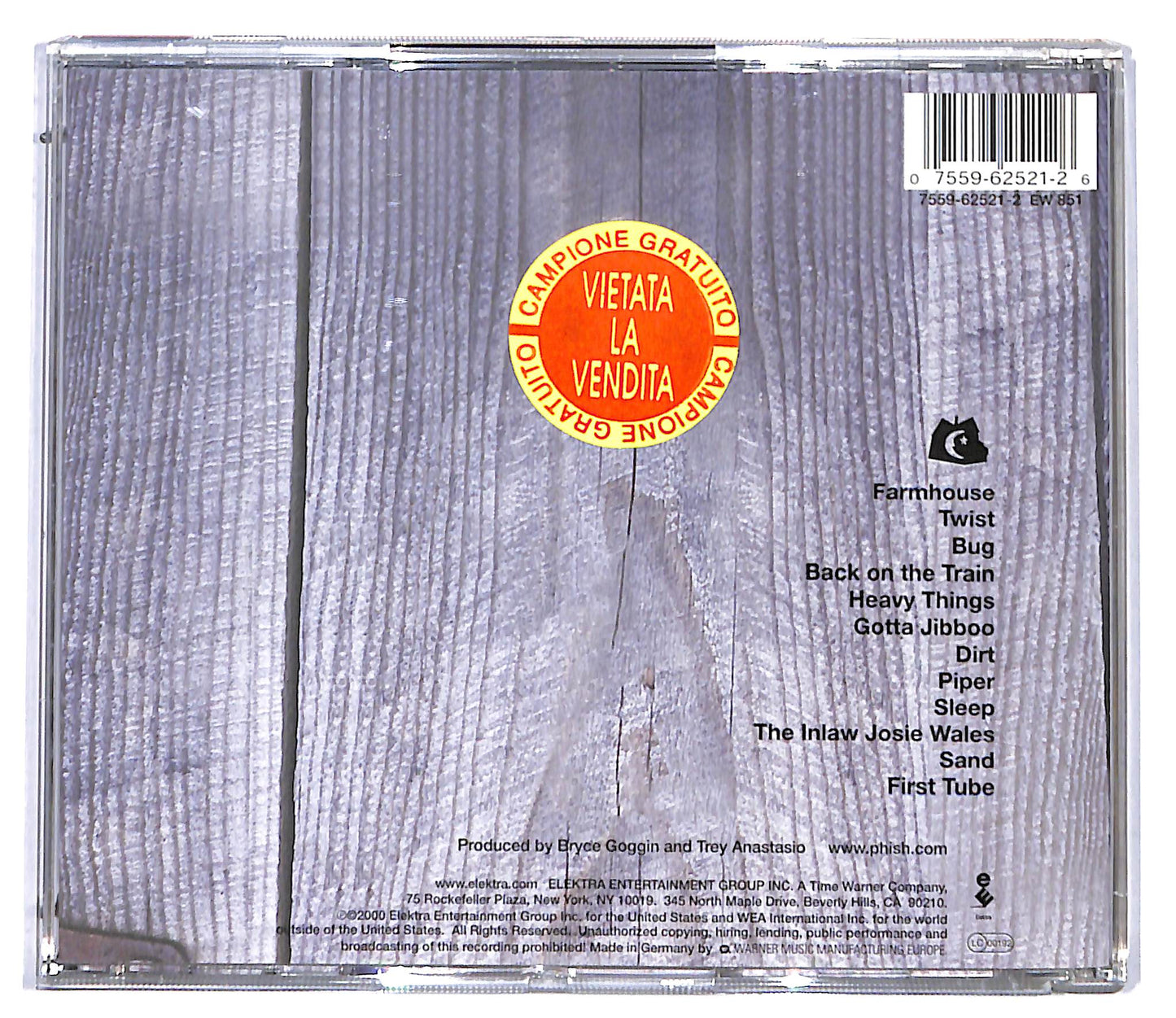 EBOND Phish - Farmhouse CD CD095531