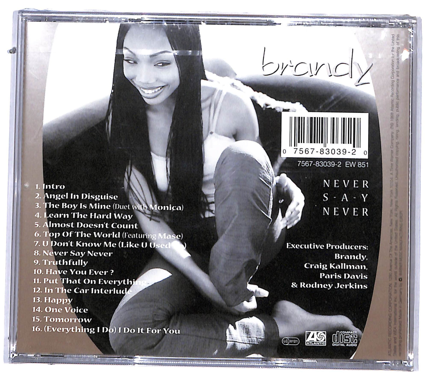 EBOND Brandy - Never Say Never CD CD095556