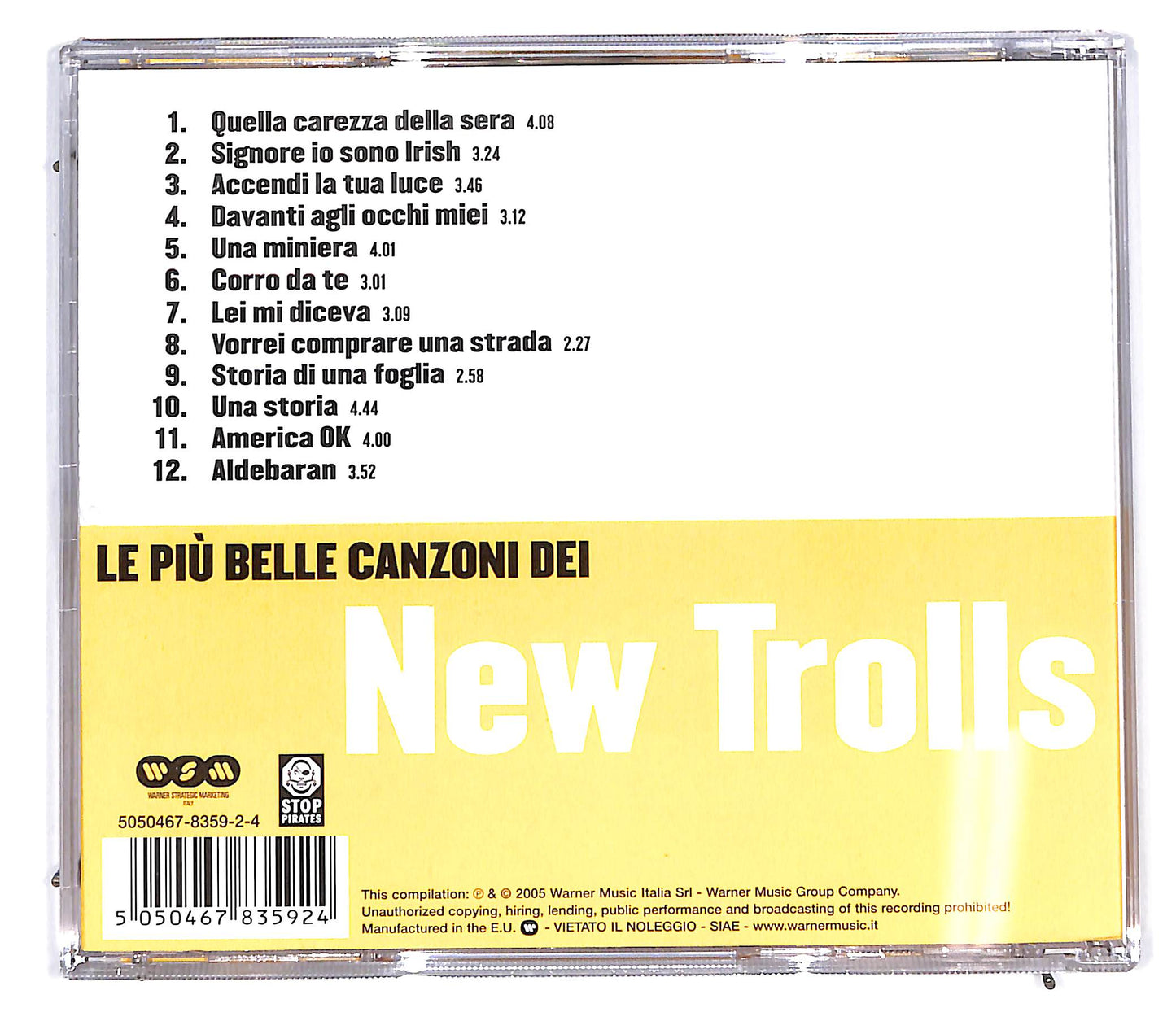 EBOND New Trolls - Le Piu Belle Canzoni Dei New Trolls CD CD095616