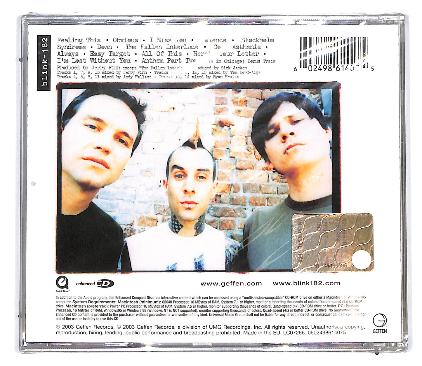 EBOND Blink-182 - Blink-182 CD CD095647