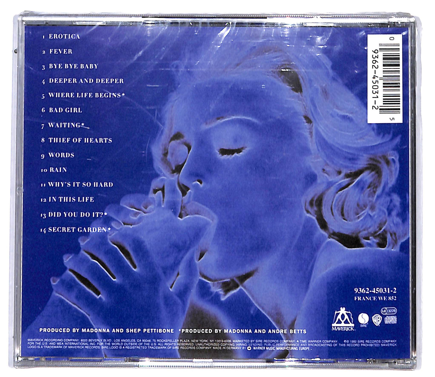 EBOND Madonna - Erotica CD CD095742