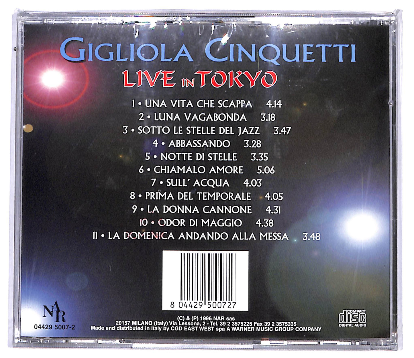 EBOND Gigliola Cinquetti - Live In Tokyo CD CD095812