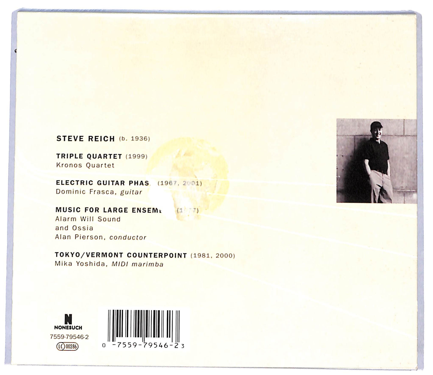 EBOND Steve Reich - Triple Quartet (slipcase) CD CD095907
