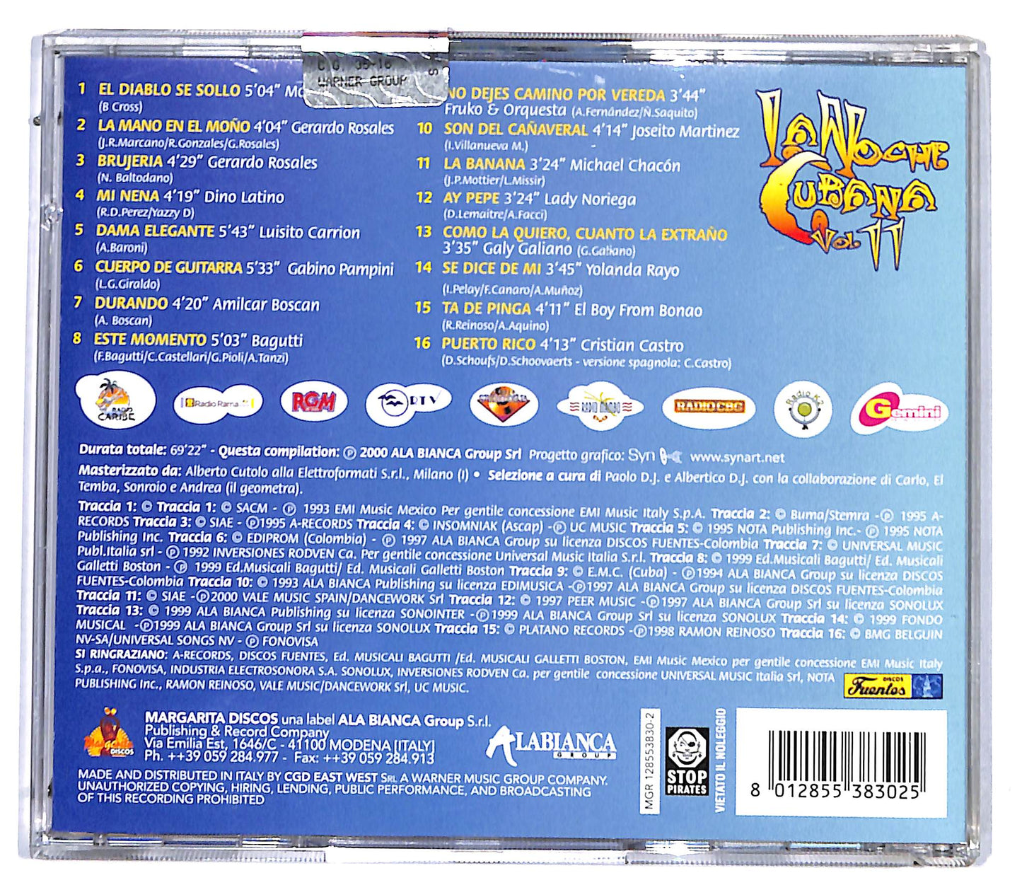 EBOND Various - La Noche Cubana Vol 11 CD CD095928