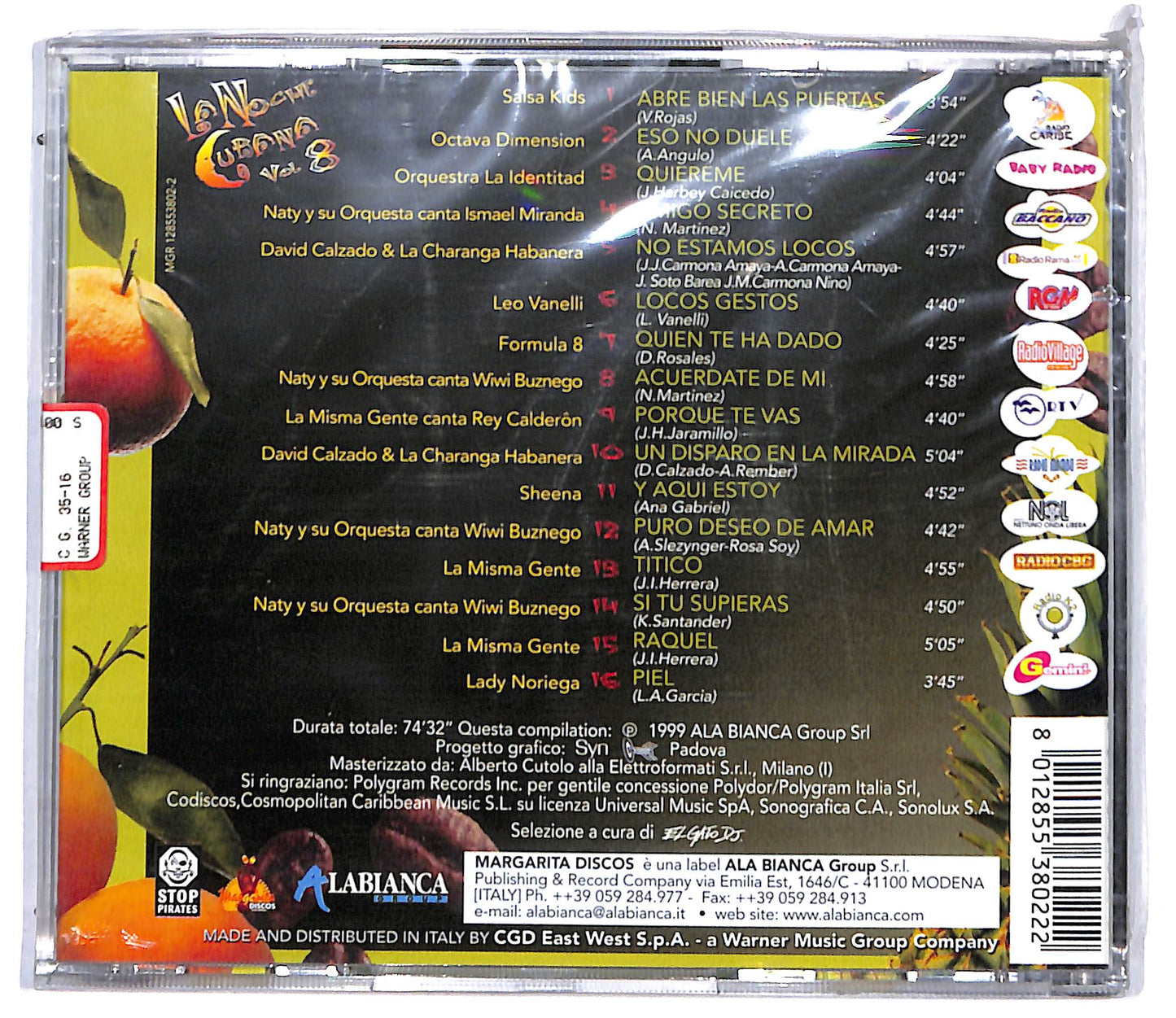 EBOND Various - La Noche Cubana Vol 8 CD CD095929