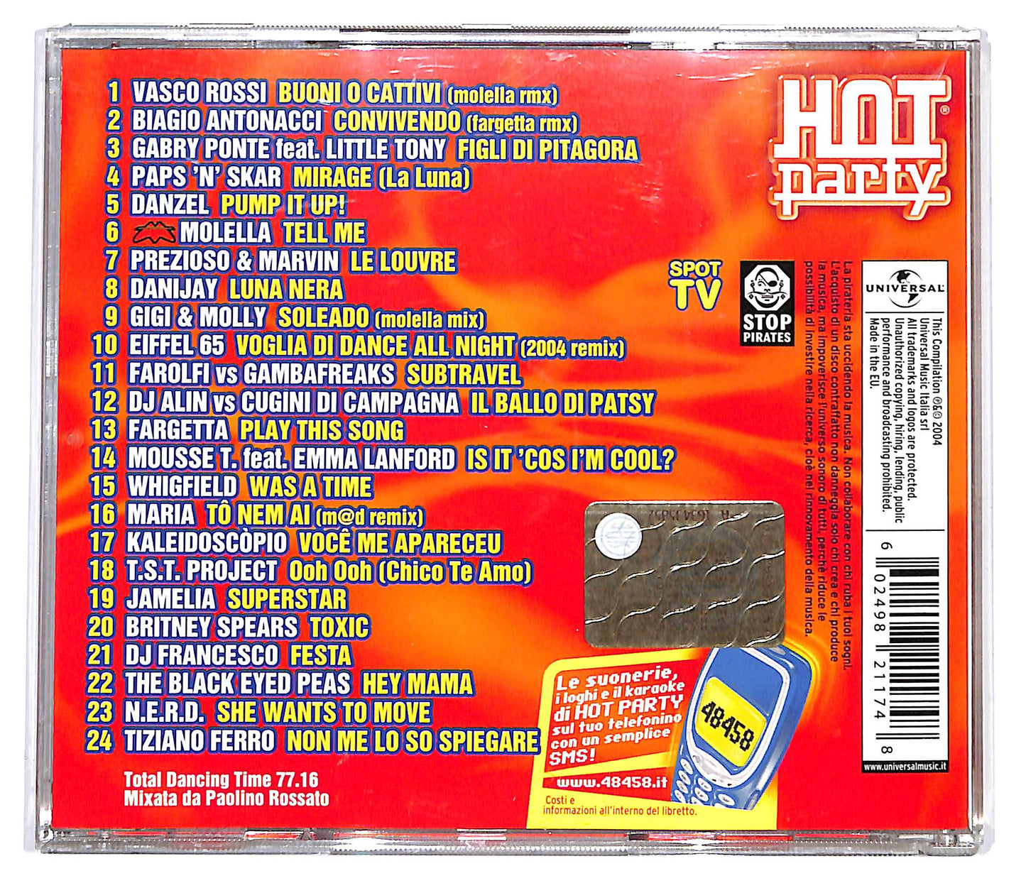 EBOND Various - Hot Party Summer 2004 Autografo CD CD095959