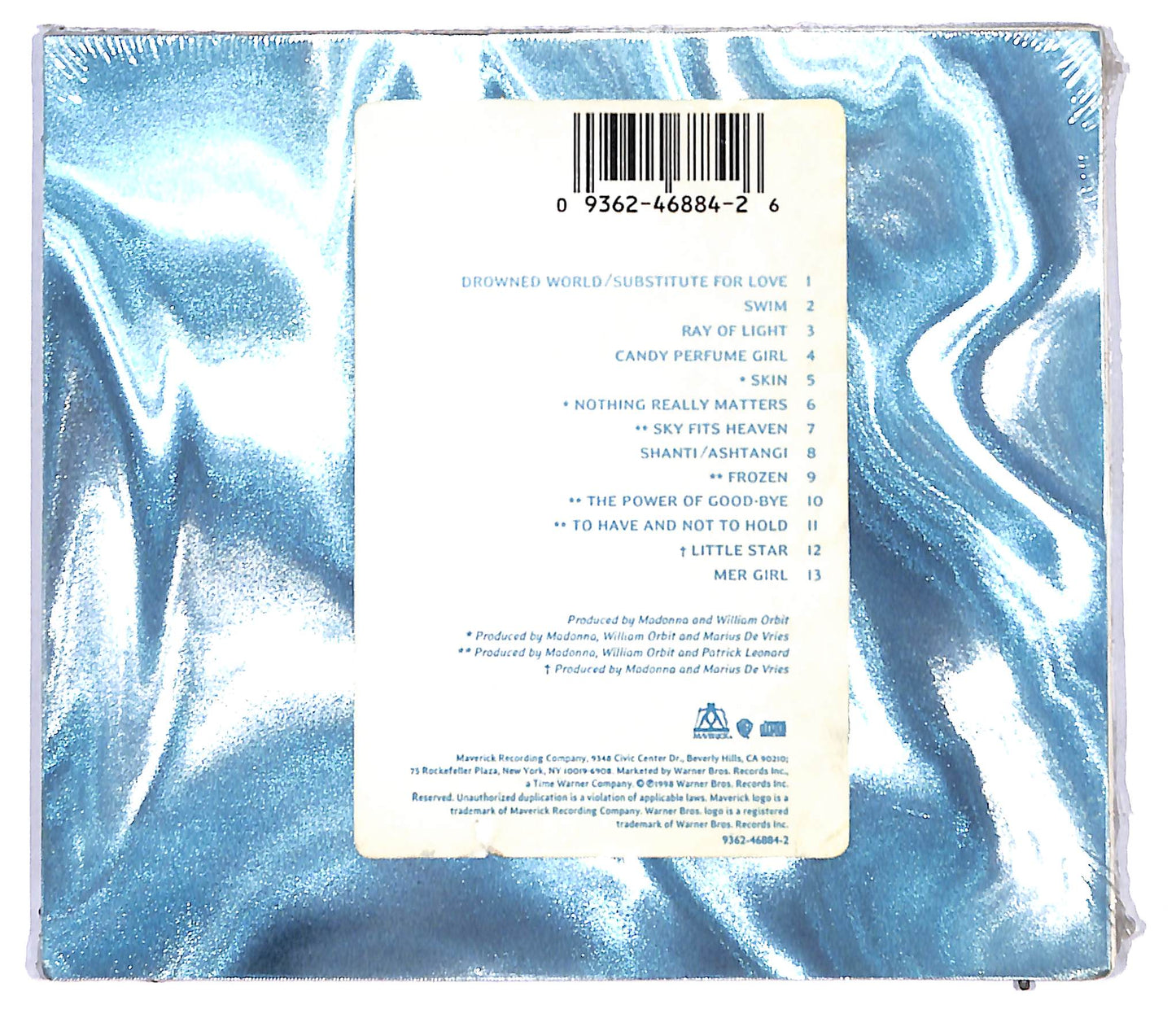 EBOND Madonna - Ray Of Light (Reflective Digipak Book) CD CD096025