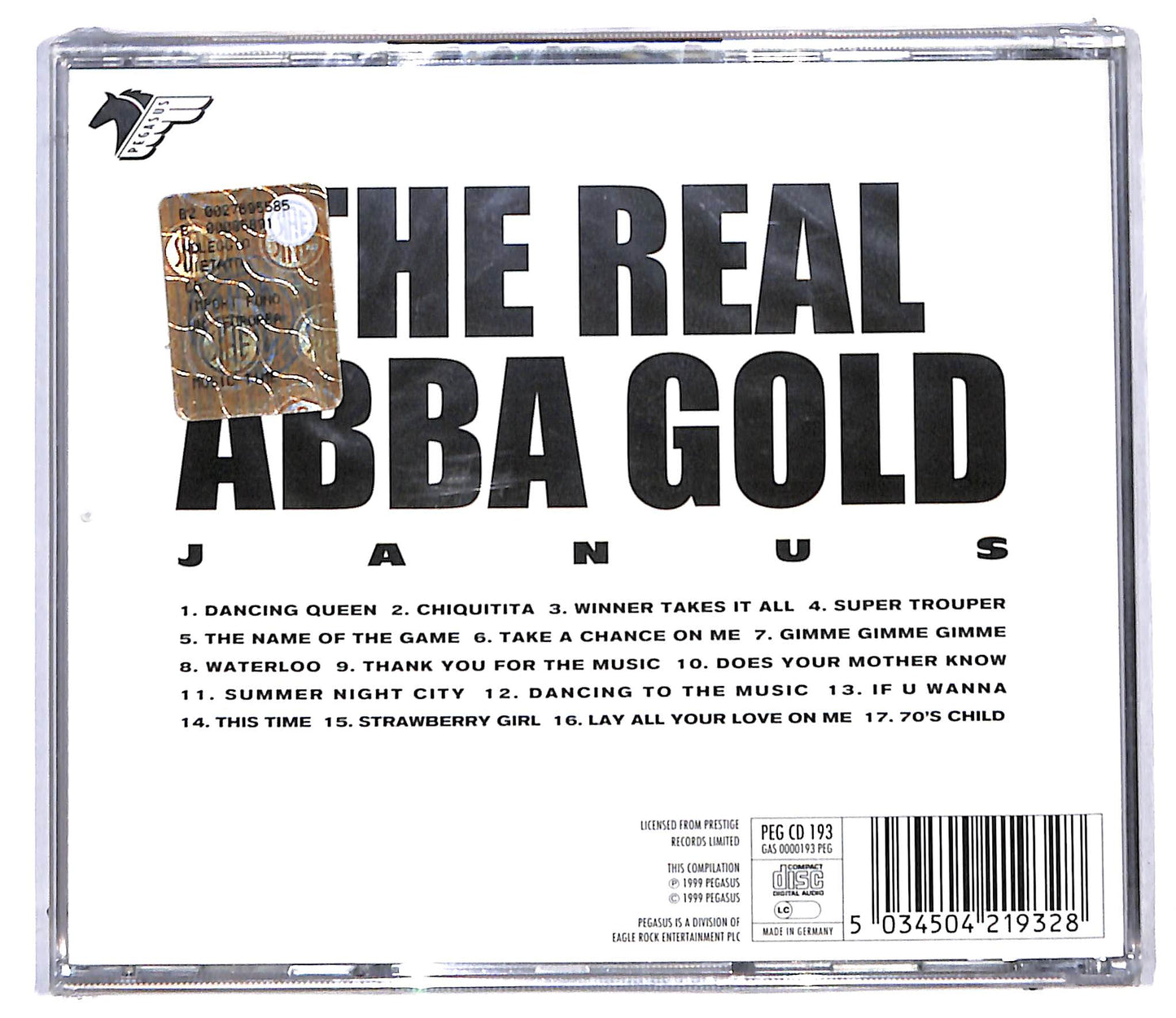 EBOND The Real Abba Gold - Janus CD CD096043