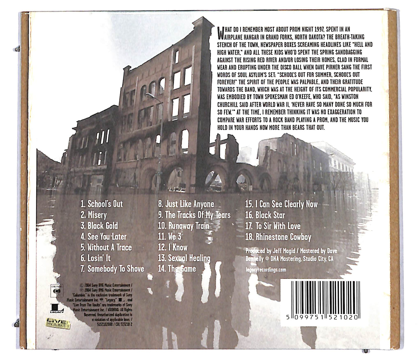 EBOND Soul Asylum - After The Flood - Live From The Grand Forks Prom CD CD096046