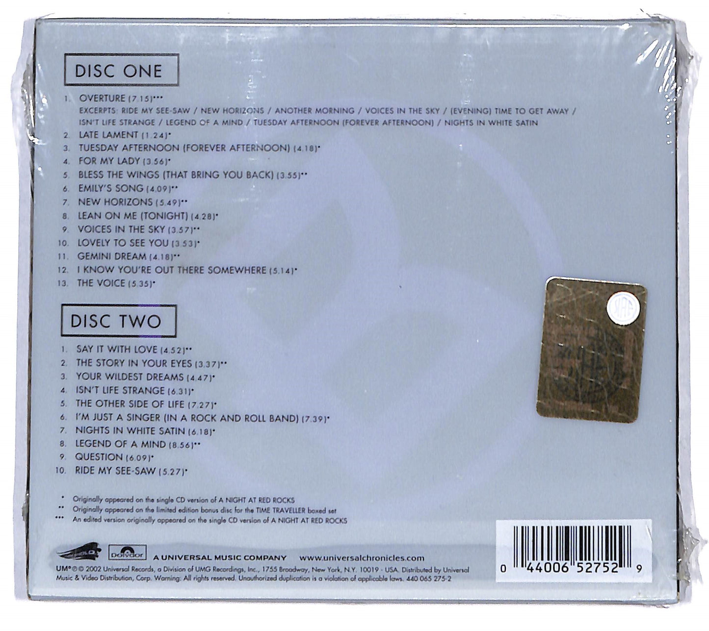 EBOND The Moody Blues - A Night At Red Rocks With The Colorado CD CD096059