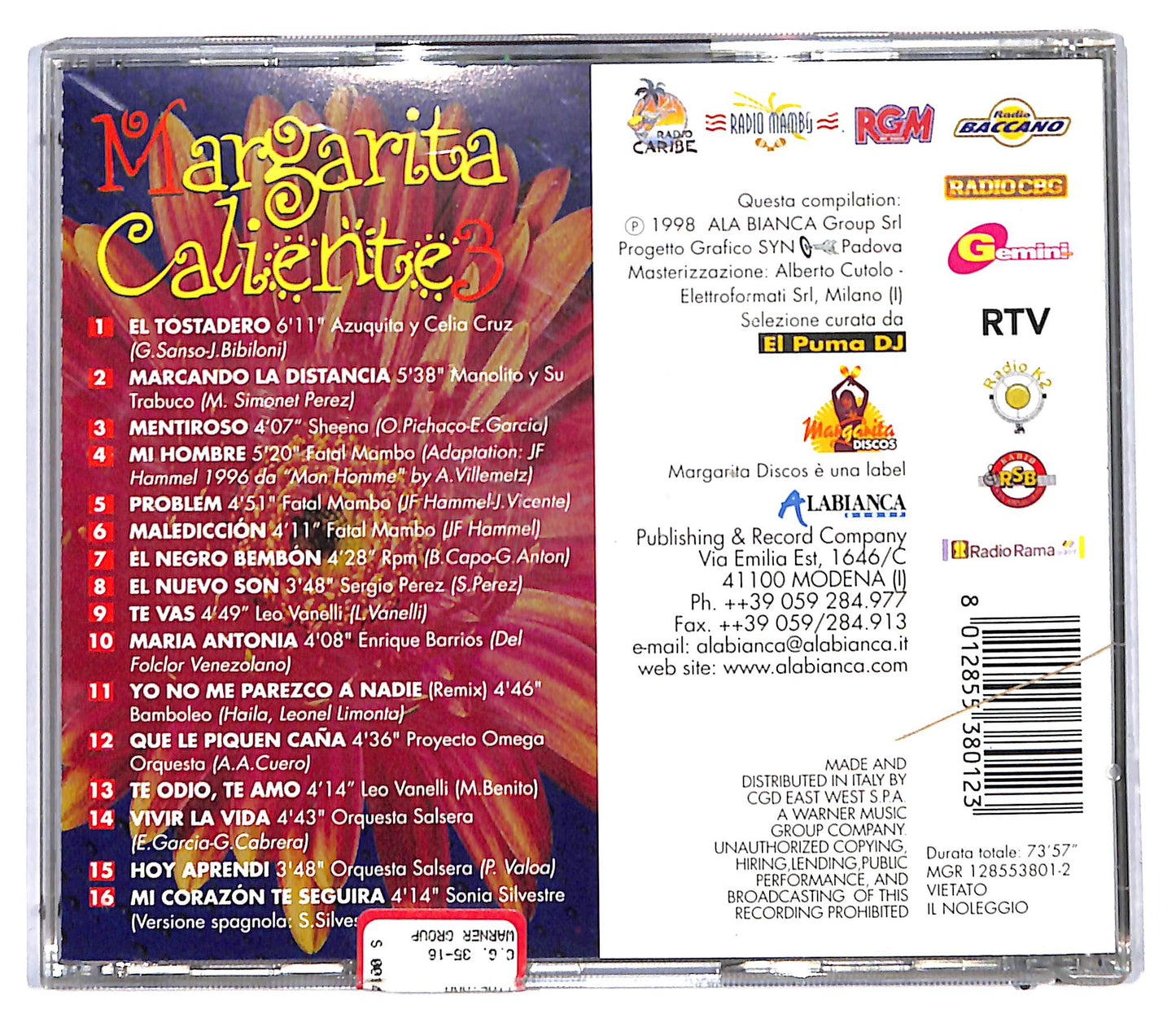 EBOND Various - Margarita Caliente 3 CD CD096112