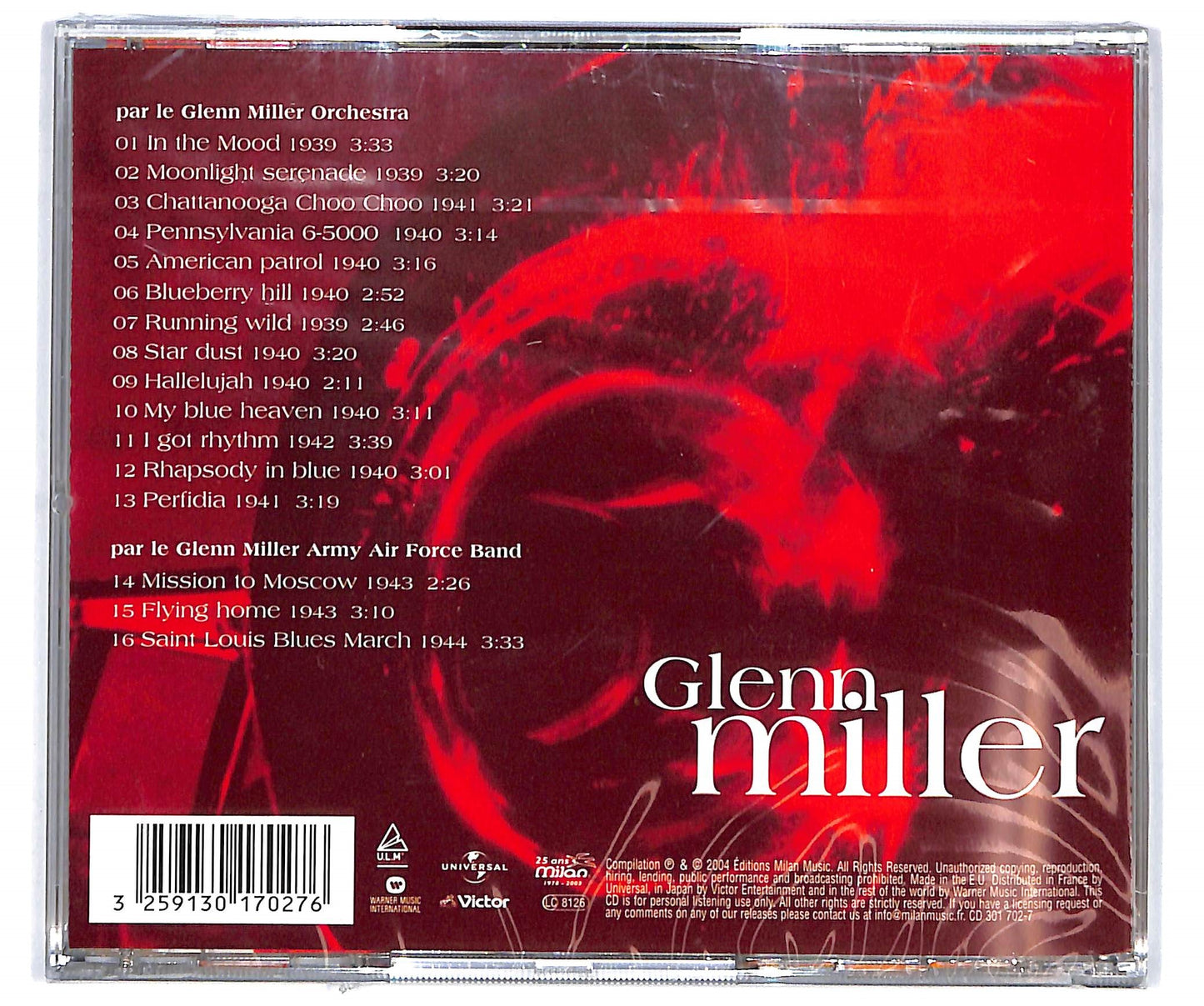 EBOND Glenn Miller - From Hollywood To The Us Air Force CD CD096161