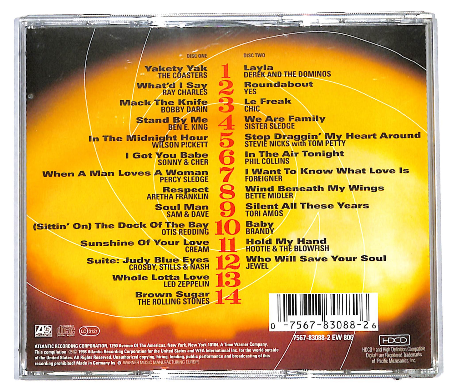 EBOND Various - 50 Years Atlantic Records CD CD096205