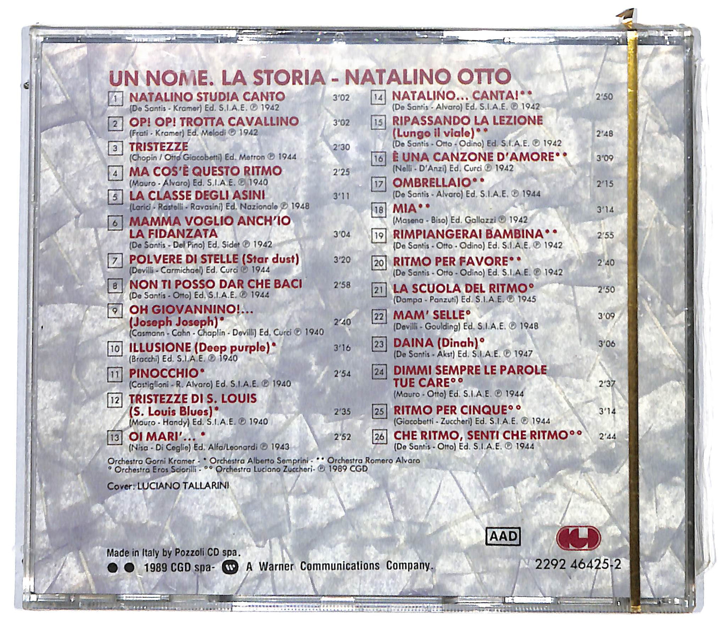 EBOND Natalino Otto - Un Nome La Storia CD CD096216