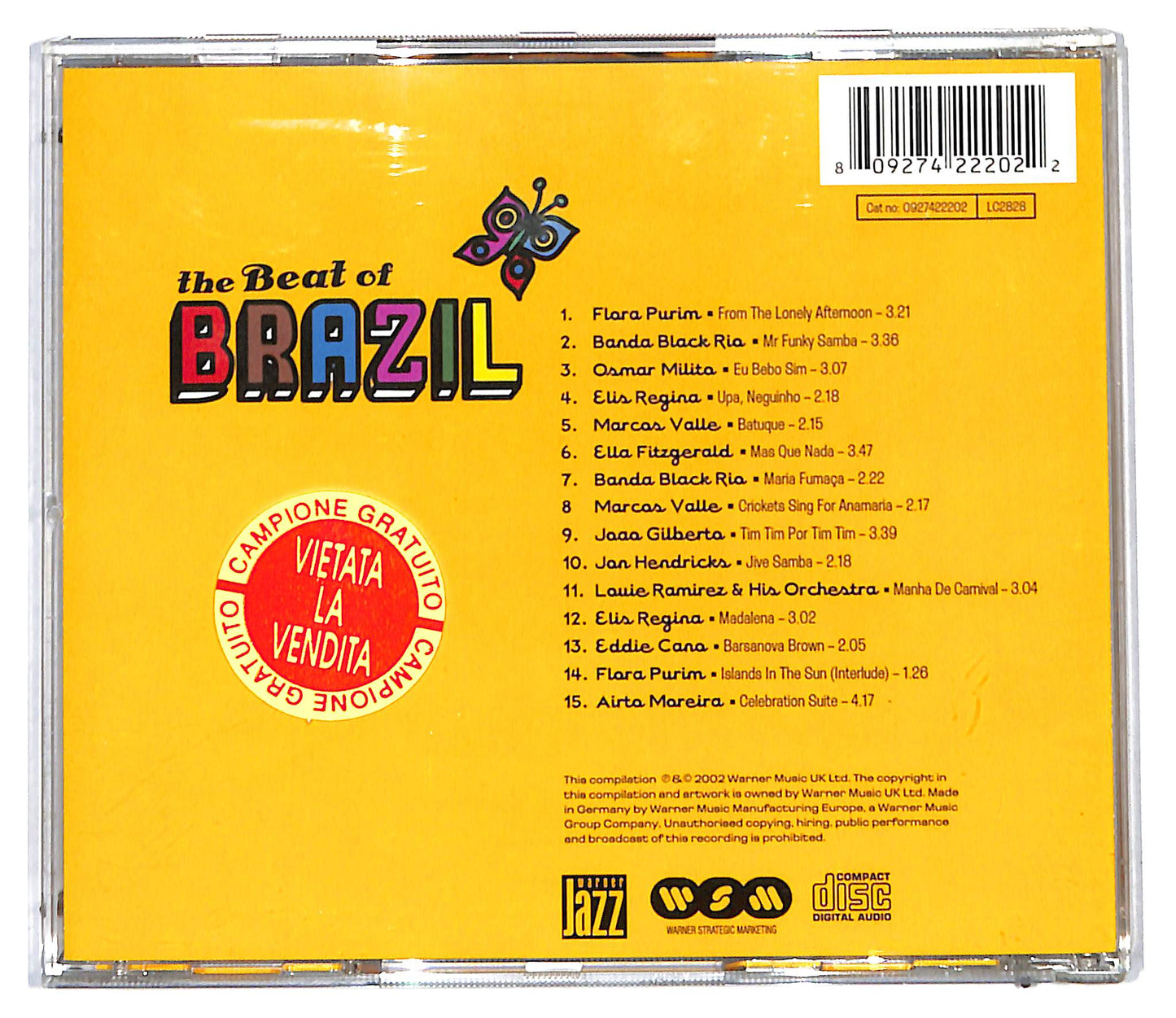 EBOND The Beat Of Brazil - Brazilian Grooves From The Warner Vaults CD CD096243