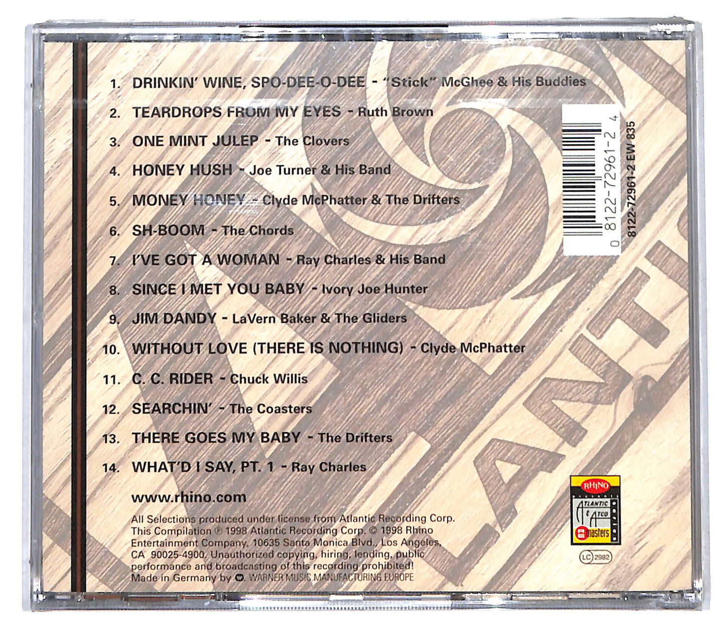 EBOND Atlantic Ultimate '50s R&B Smashes! CD CD096253