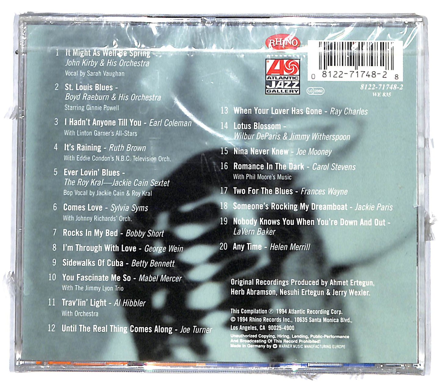 EBOND Atlantic Jazz Vocals - Voices Of Cool Vol 1 CD CD096264