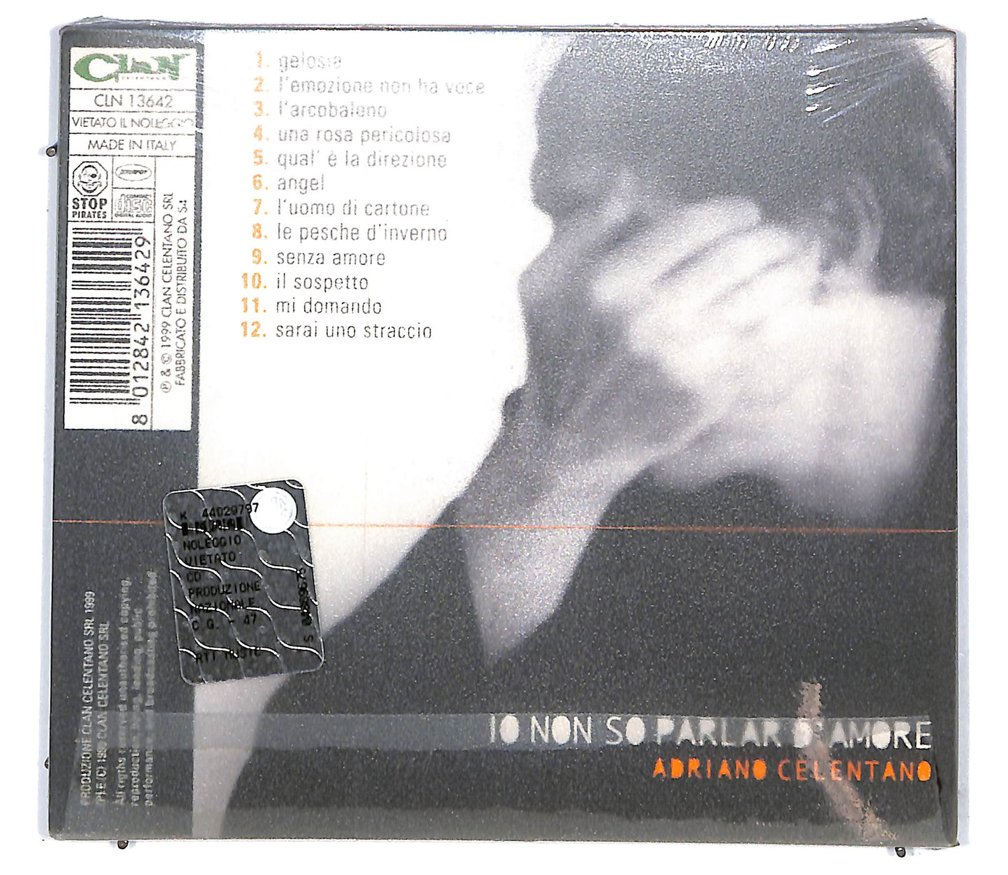 EBOND Adriano Celentano - Io Non So Parlar D'Amore Digipak CD CD096350