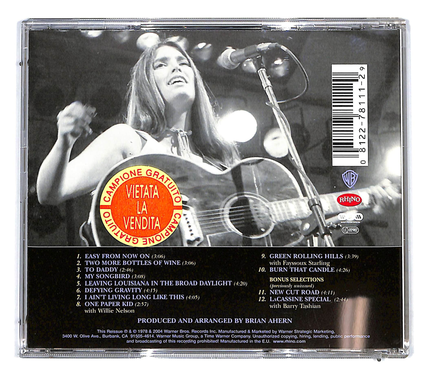 EBOND Emmylou Harris - Quarter Moon In A Ten Cent Town CD CD096428