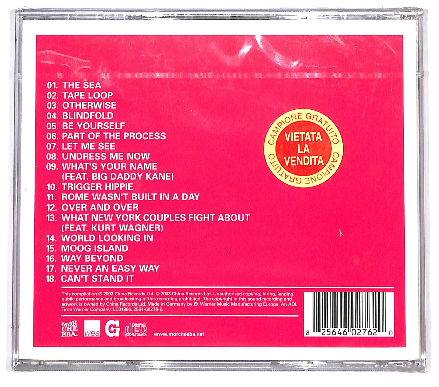 EBOND Morcheeba - Parts Of The Process CD CD096503