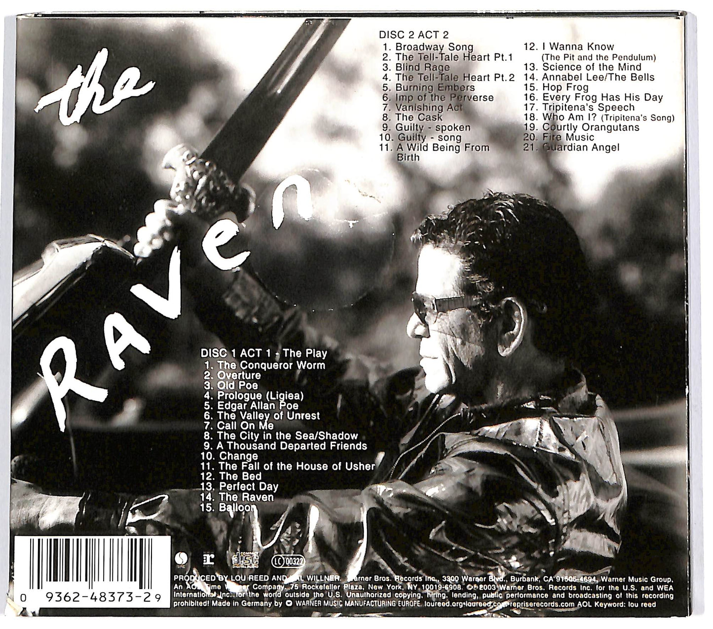 EBOND Lou Reed - The Raven - Digipack CD CD096526