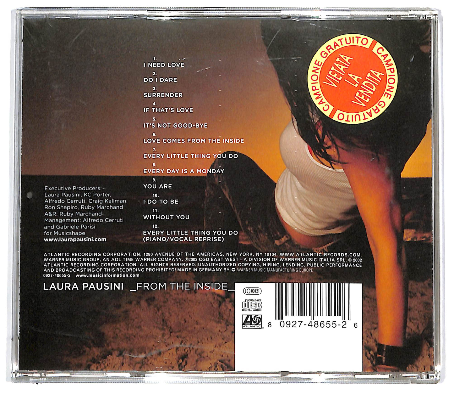 EBOND Laura Pausini - From The Inside CD CD096534