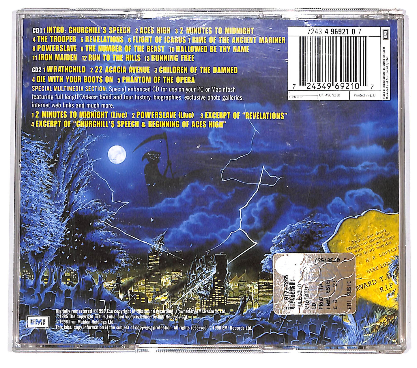 EBOND Iron Maiden - Live After Death CD CD096540