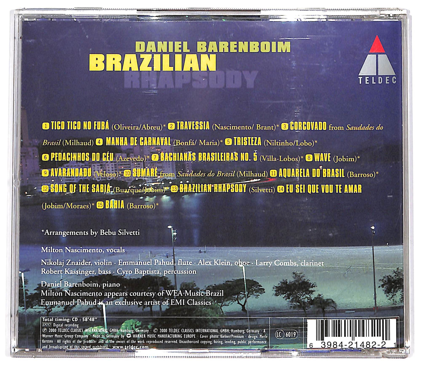 EBOND Daniel Barenboim - Brazilian Rhapsody CD CD096604