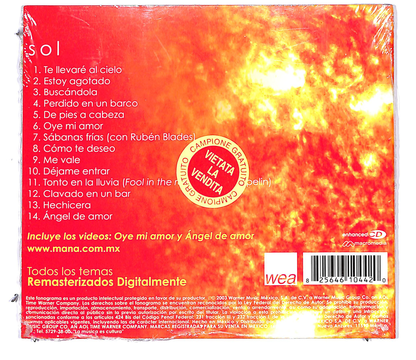 EBOND Mana - Esenciales - Sol CD CD096641