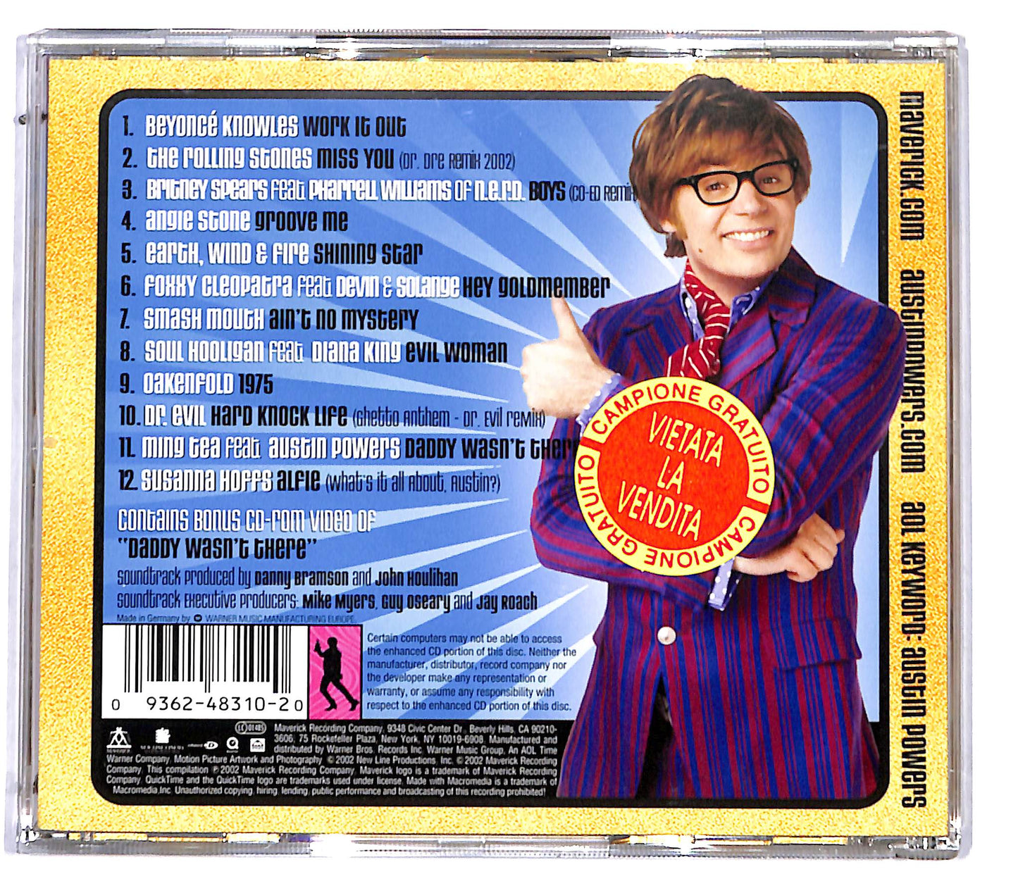 EBOND Austin Powers In Goldmember (Music From & Inspired By The Motion Picture) CD CD096723