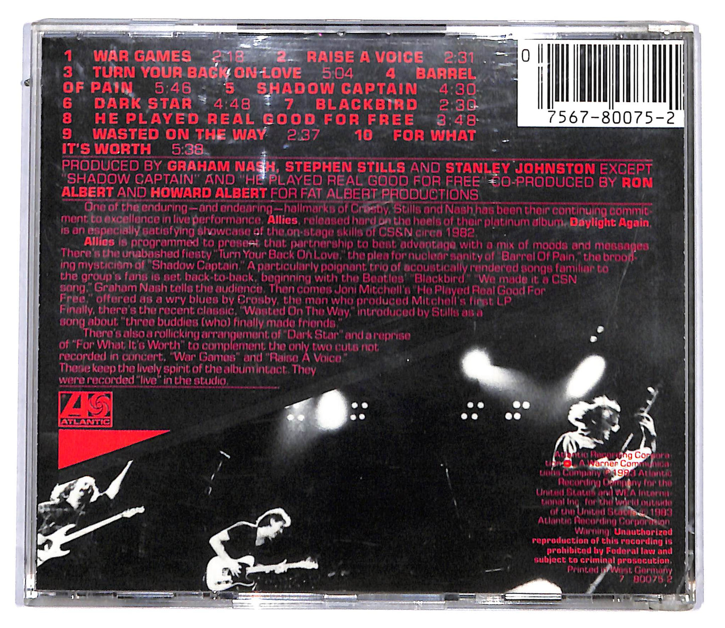 EBOND Crosby, Stills & Nash - Allies CD CD096755