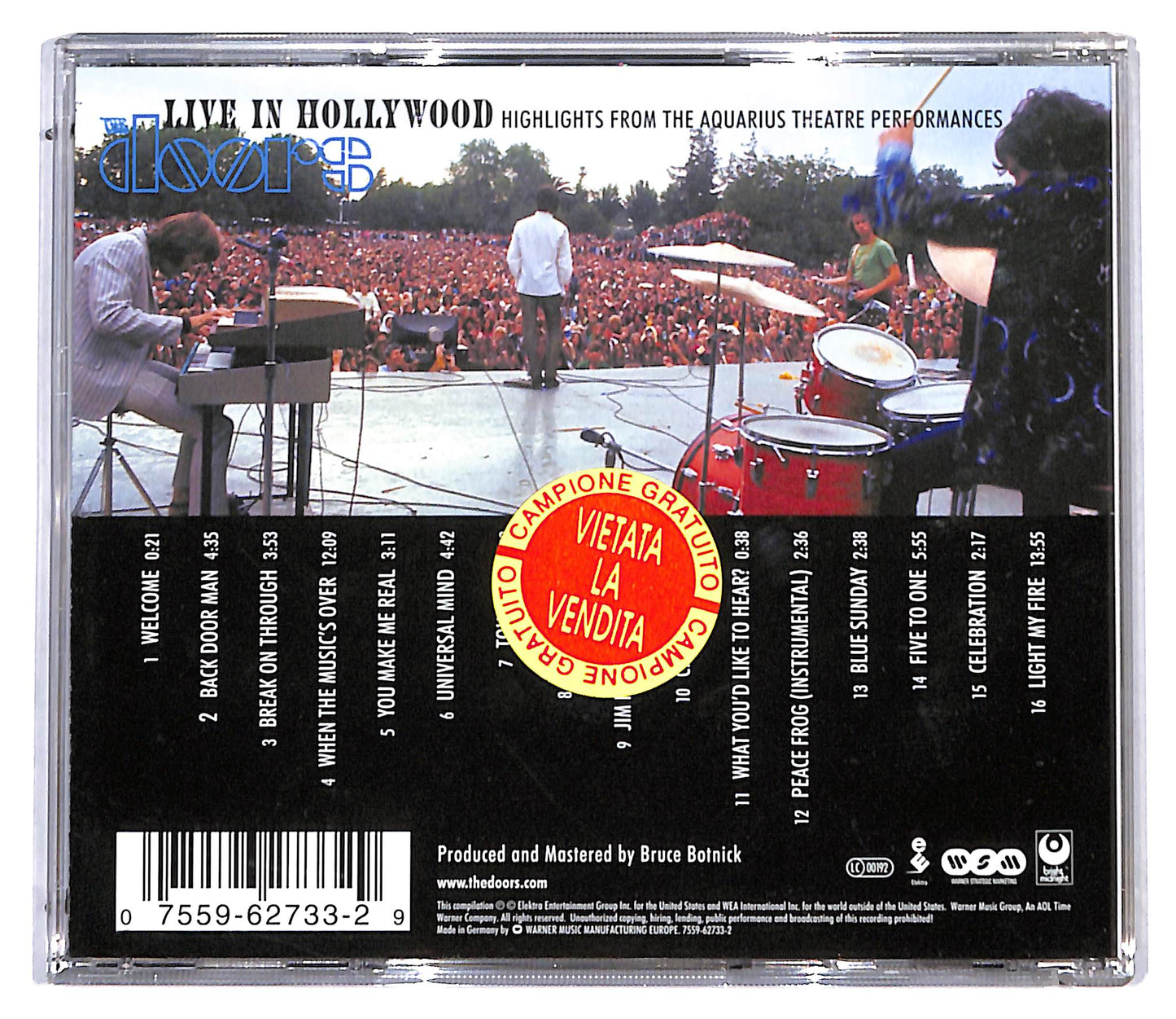 EBOND The Doors - Live In Hollywood CD CD096829