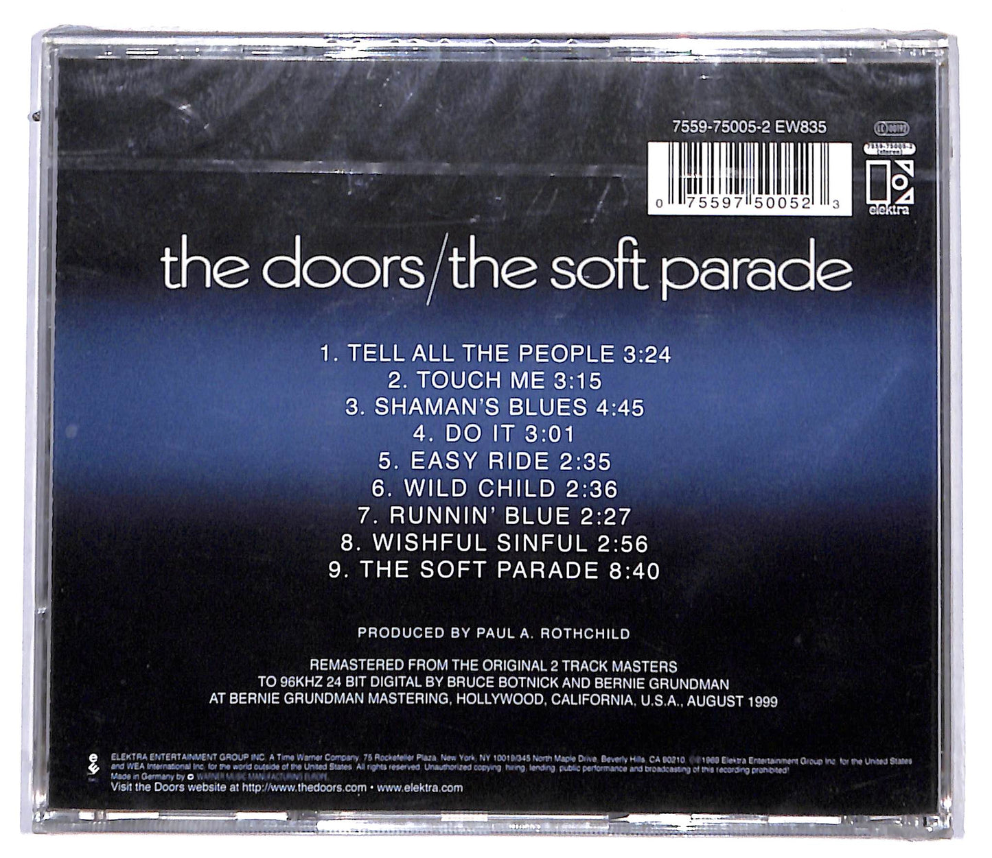 EBOND The Doors - The Soft Parade CD CD096835