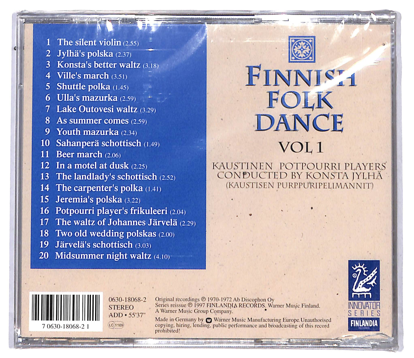 EBOND Kaustinen Potpourri Players - Finnish Folk Dance Vol 1 CD CD096846