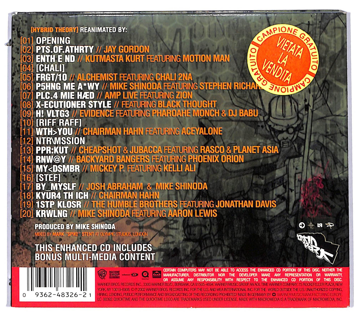 EBOND Linkin Park - Reanimation (Digipak) CD CD096901