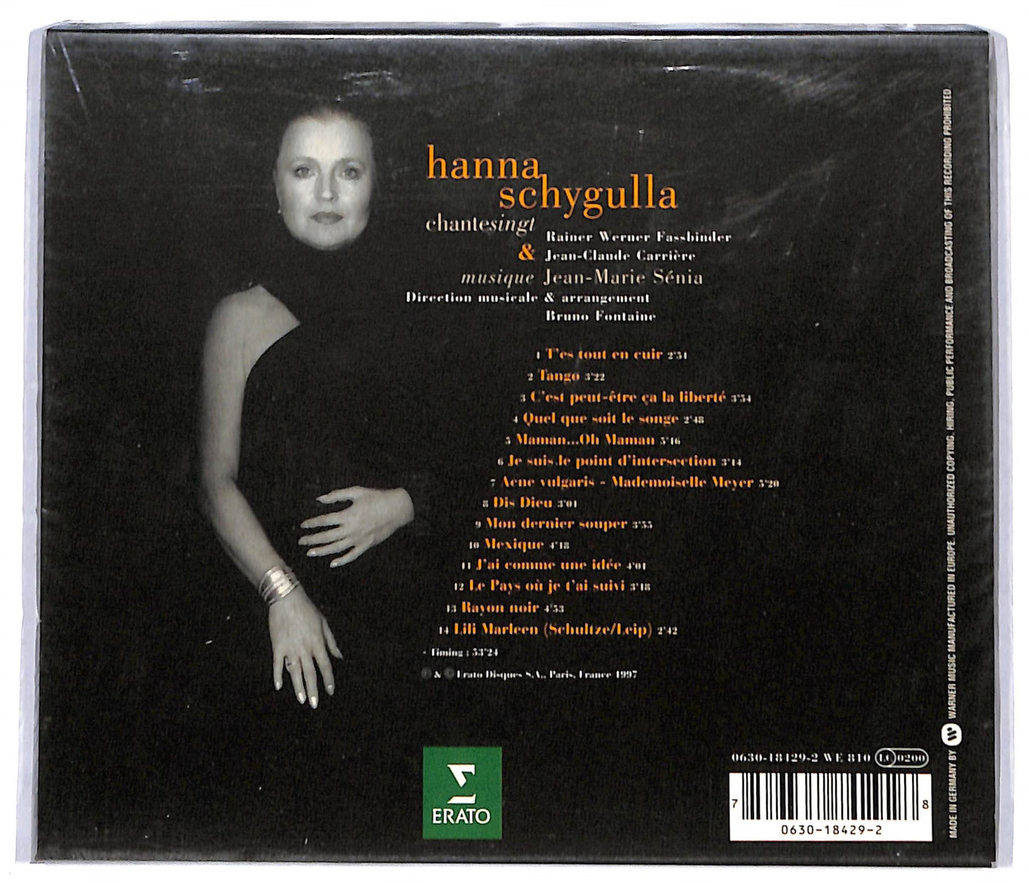 EBOND Hanna Schygulla - Chantesingt CD CD096904