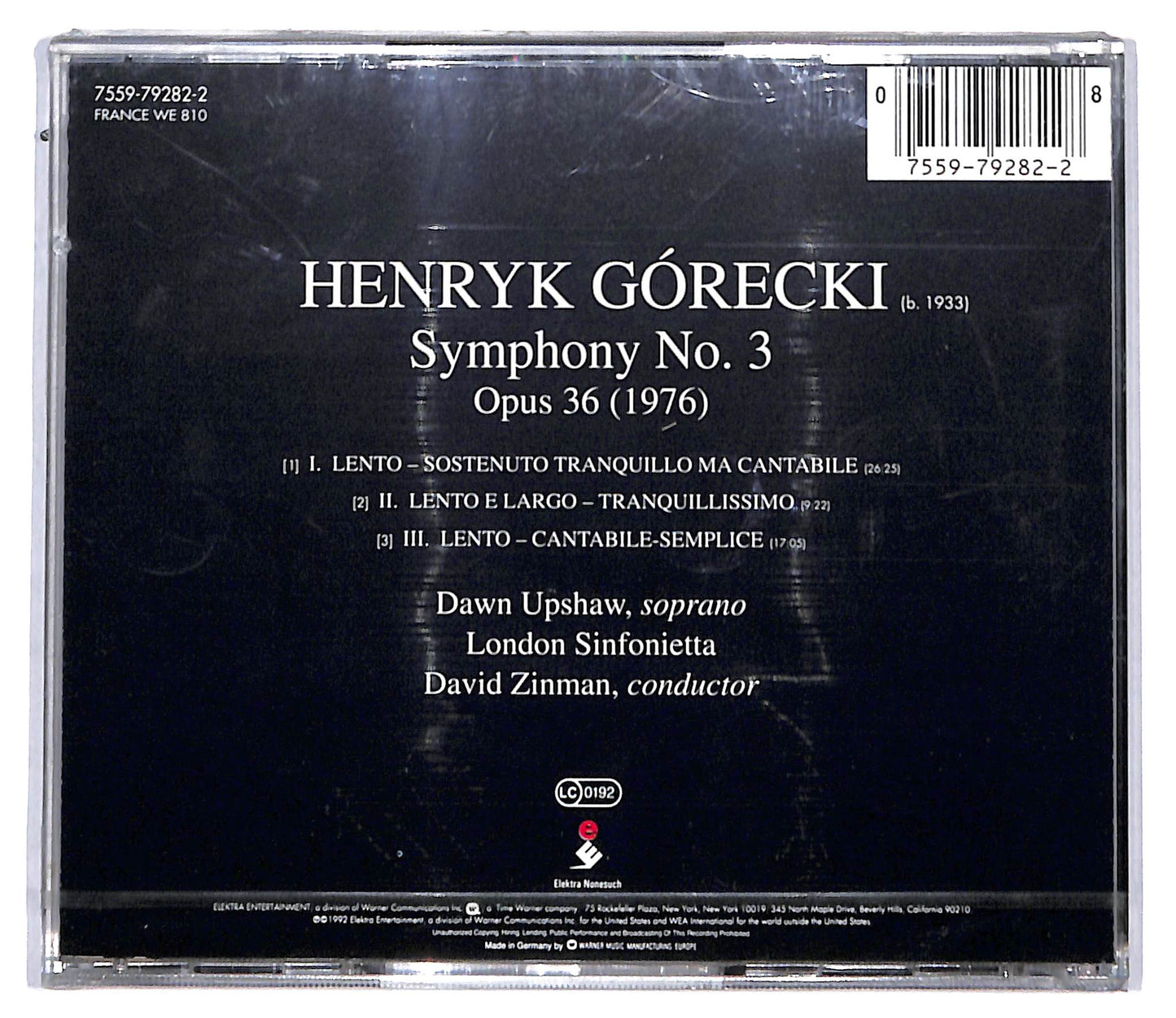 EBOND Gorecki - Symphony No 3 CD CD097030