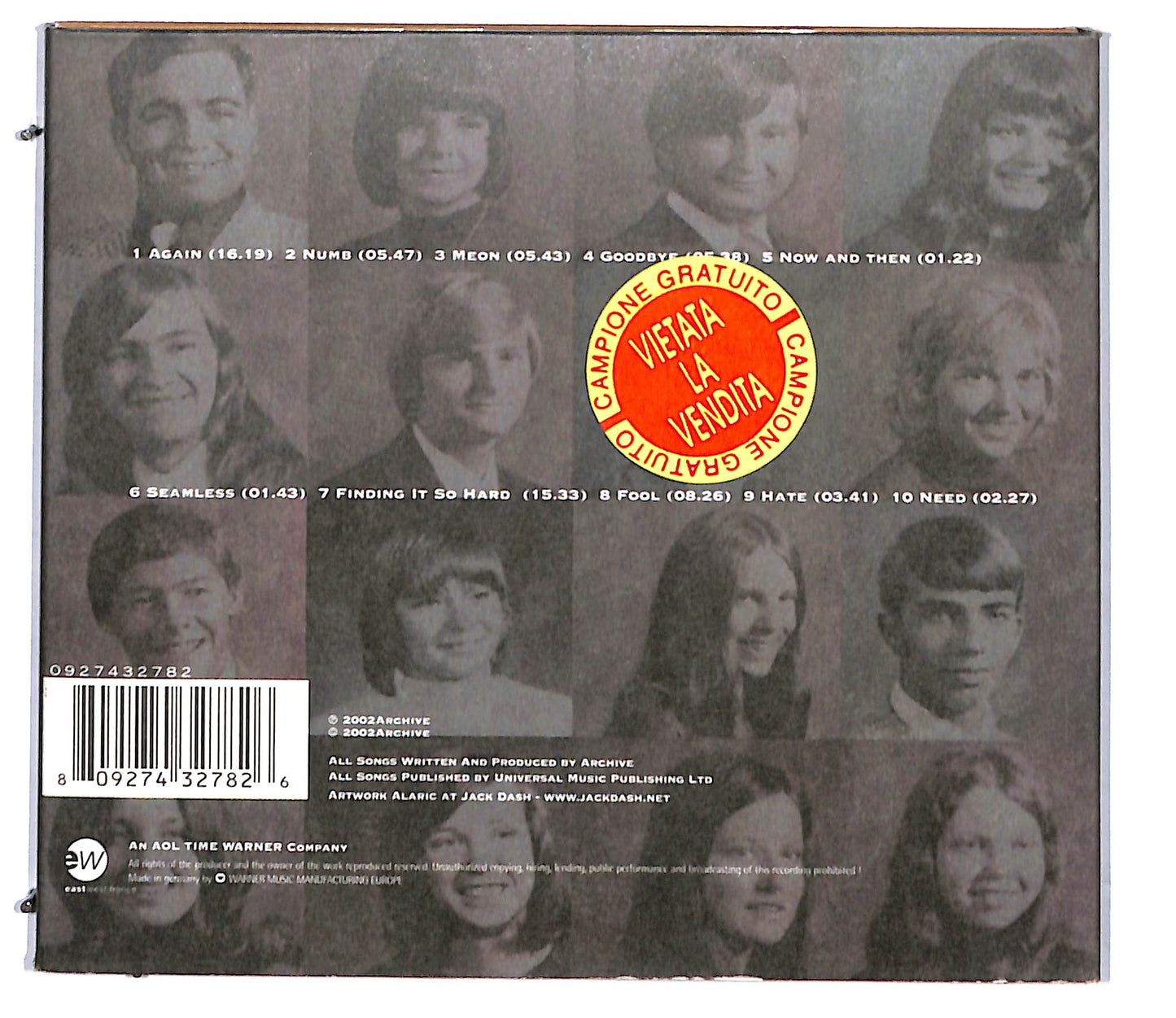 EBOND Archive - You All Look The Same To Me (digipak) CD CD097048