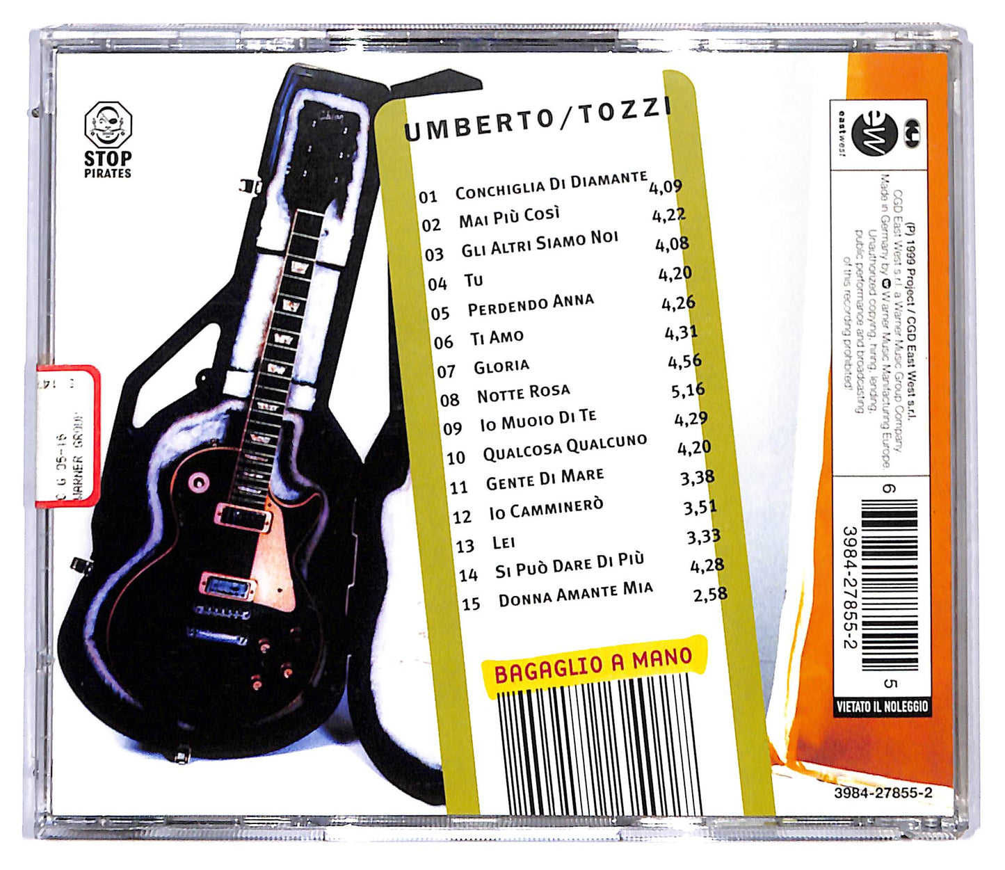 EBOND Umberto Tozzi - Bagaglio A Mano CD CD097146