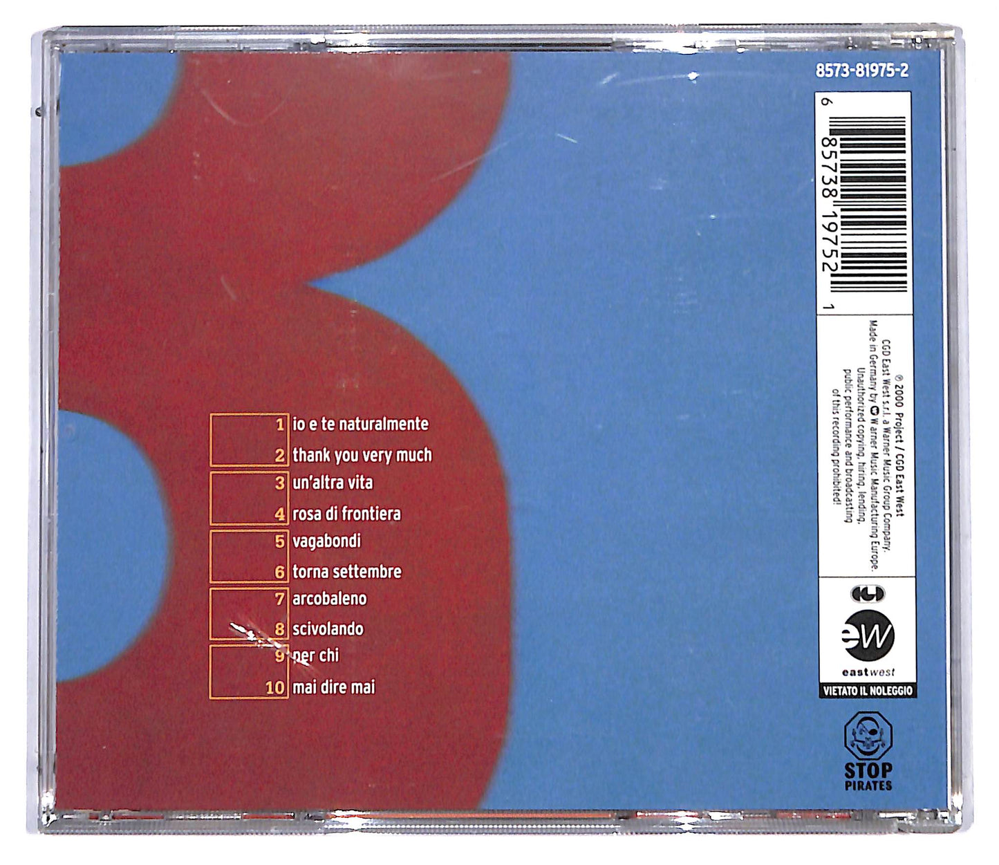 EBOND Umberto Tozzi - Un'Altra Vita CD CD097147