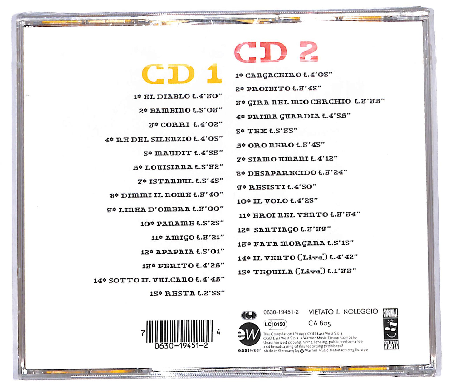 EBOND Litfiba - Viva Litfiba CD CD097223