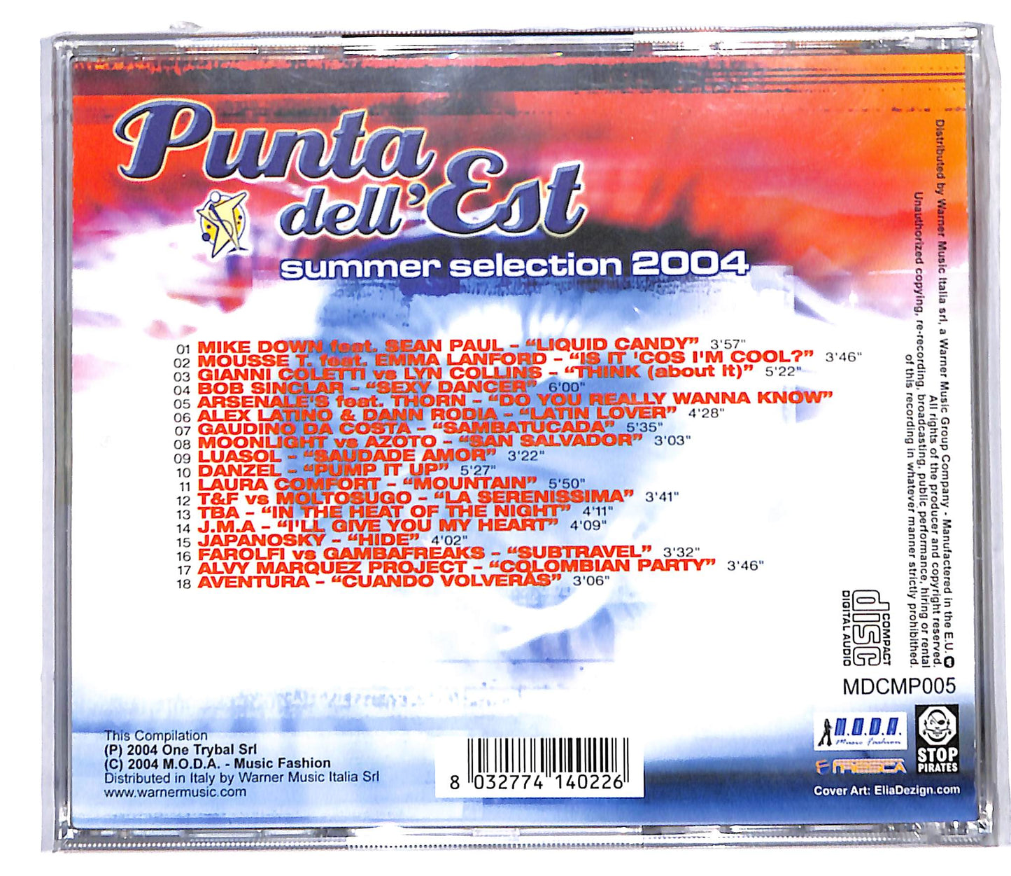 EBOND punta dell'est - summer selection 2004 CD CD097235