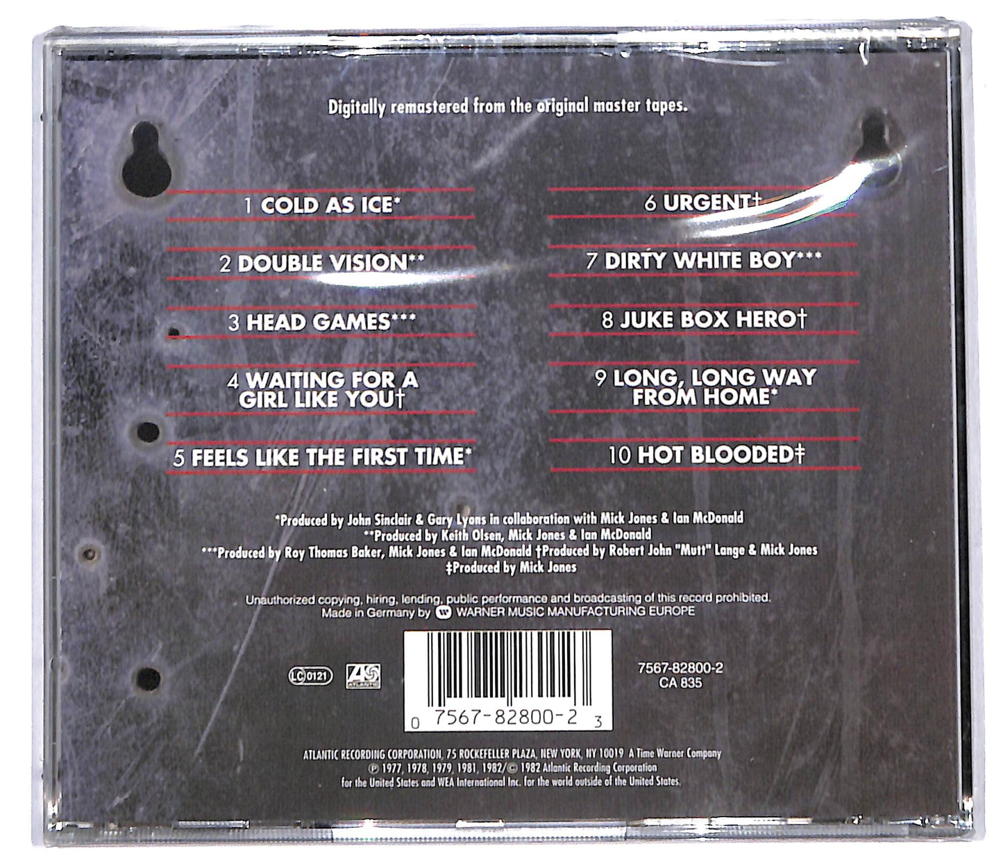 EBOND Foreigner - Records CD CD097240