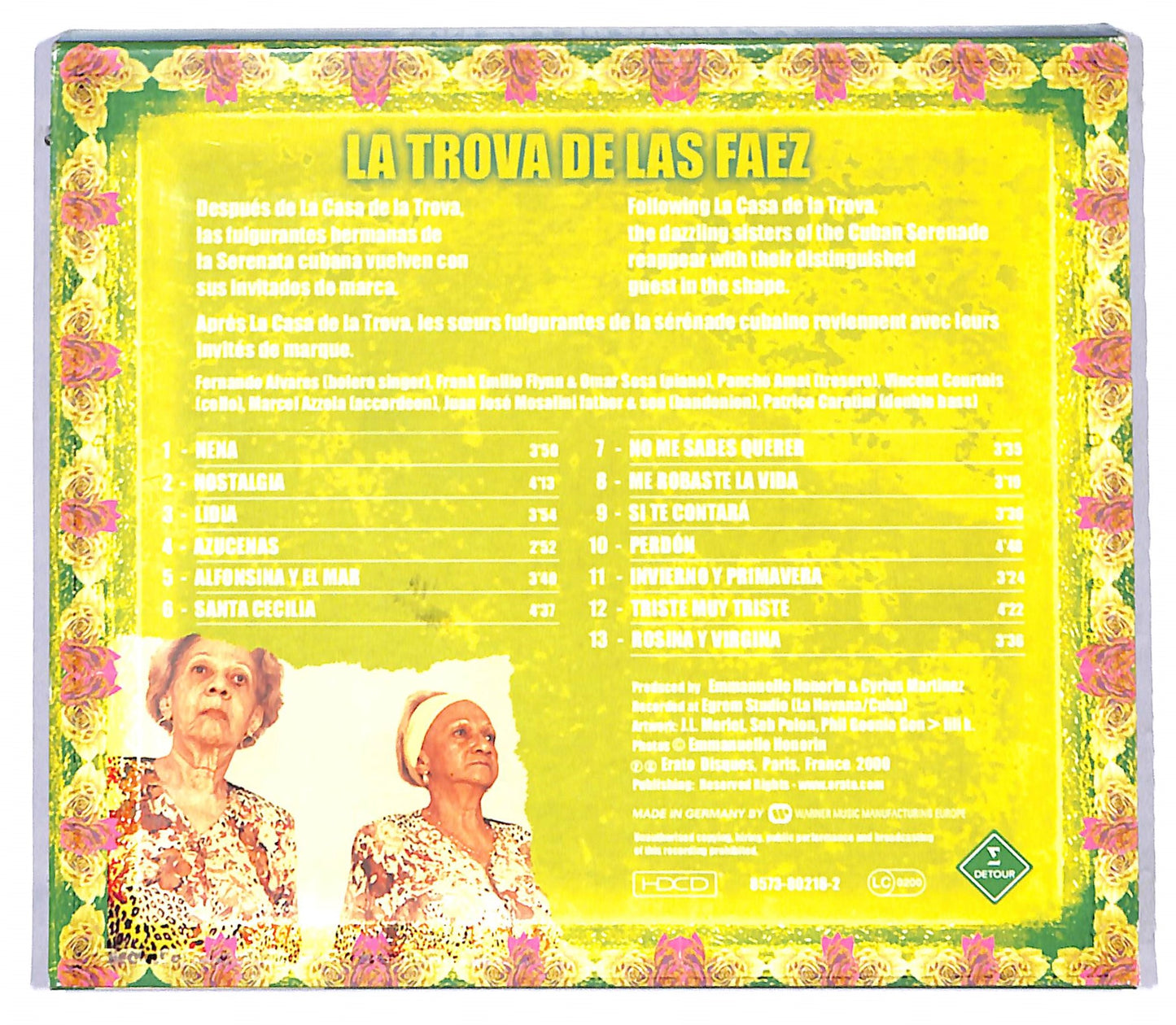 EBOND Floricelda Faez & Candida Faez - La Trova De Las Faez CD CD097429