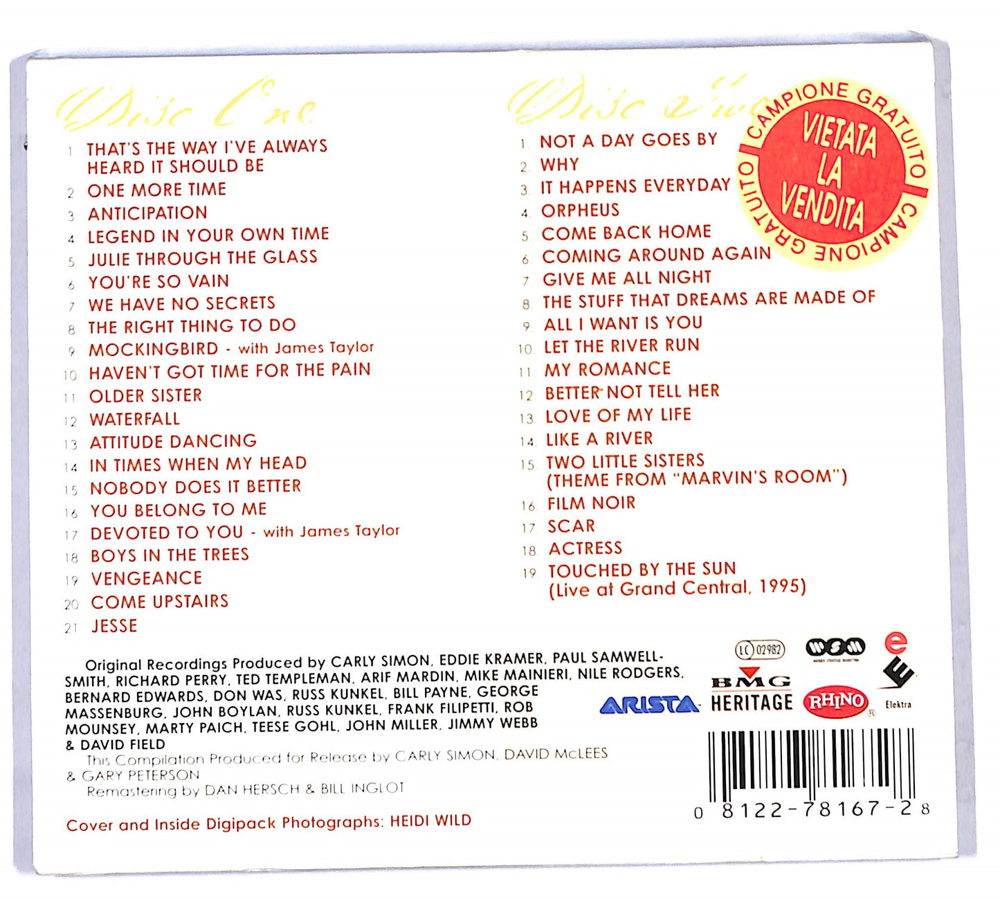 EBOND Carly Simon - Anthology CD CD097431