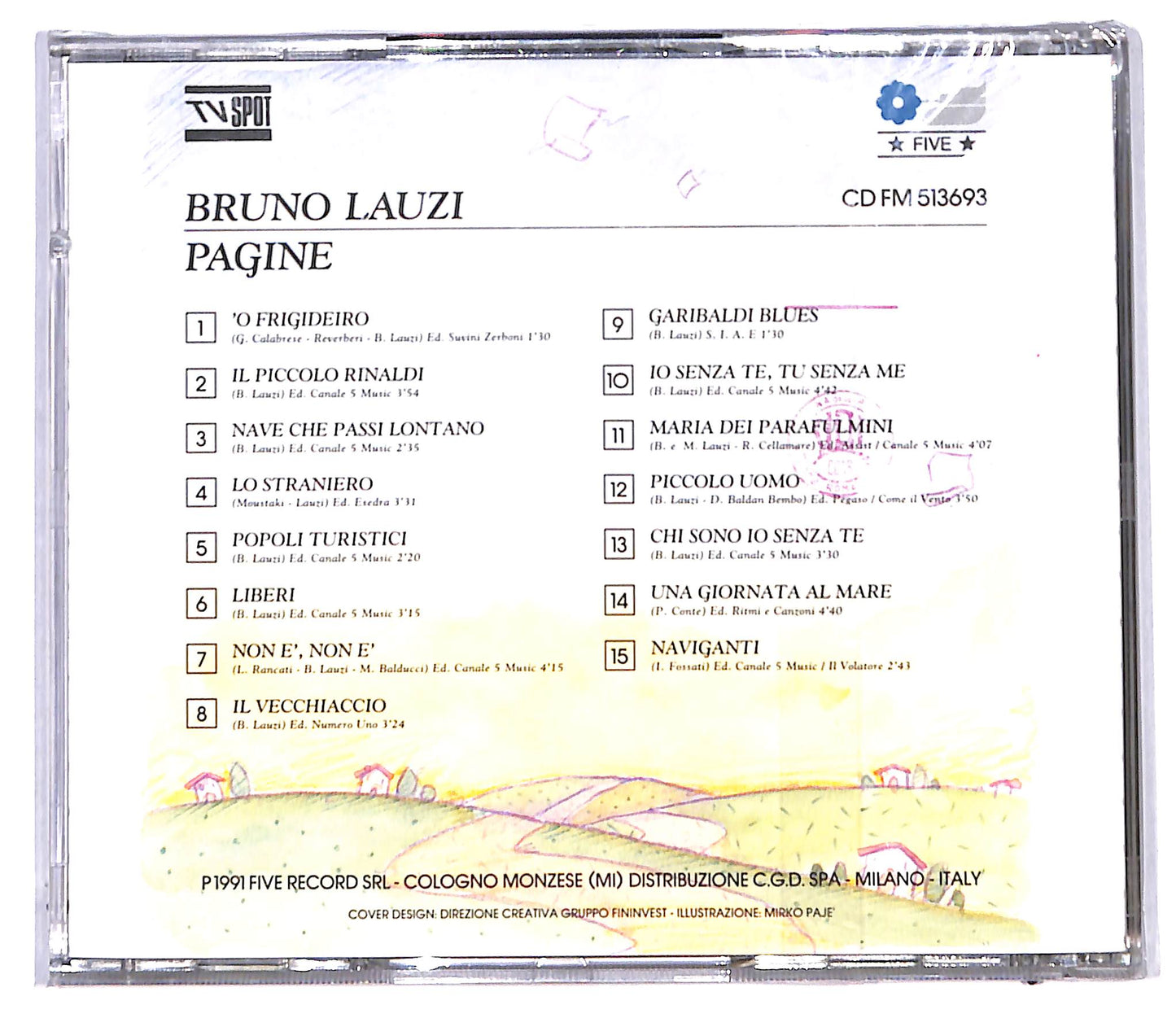 EBOND Bruno Lauzi - Pagine CD CD097514