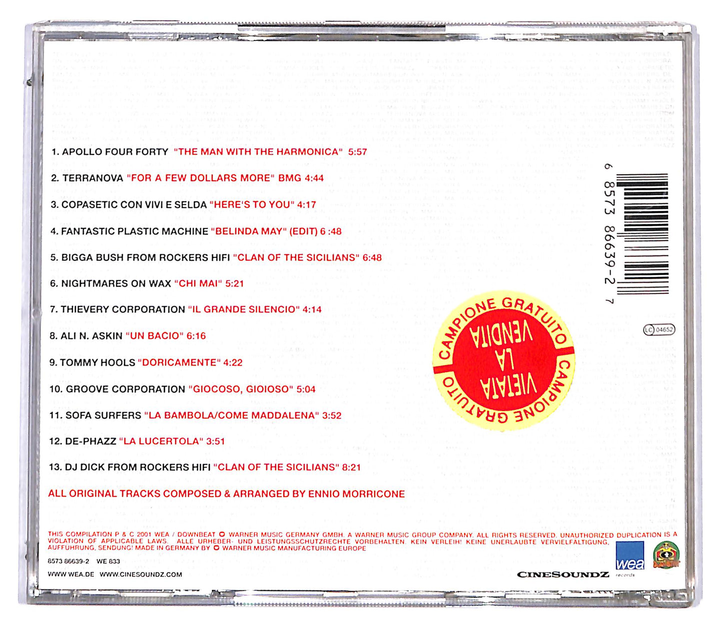 EBOND Ennio Morricone - Morricone Rmx CD CD097528