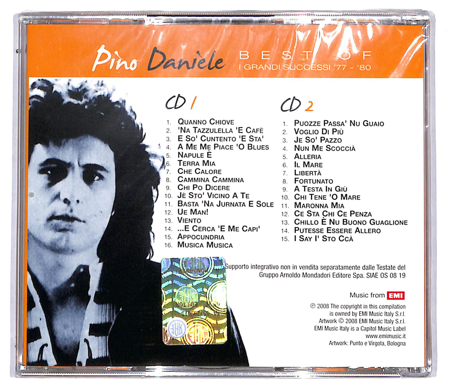 EBOND Pino Daniele - Best Of - I Grandi Successi '77 - '80EDITORIALE CD CD097618